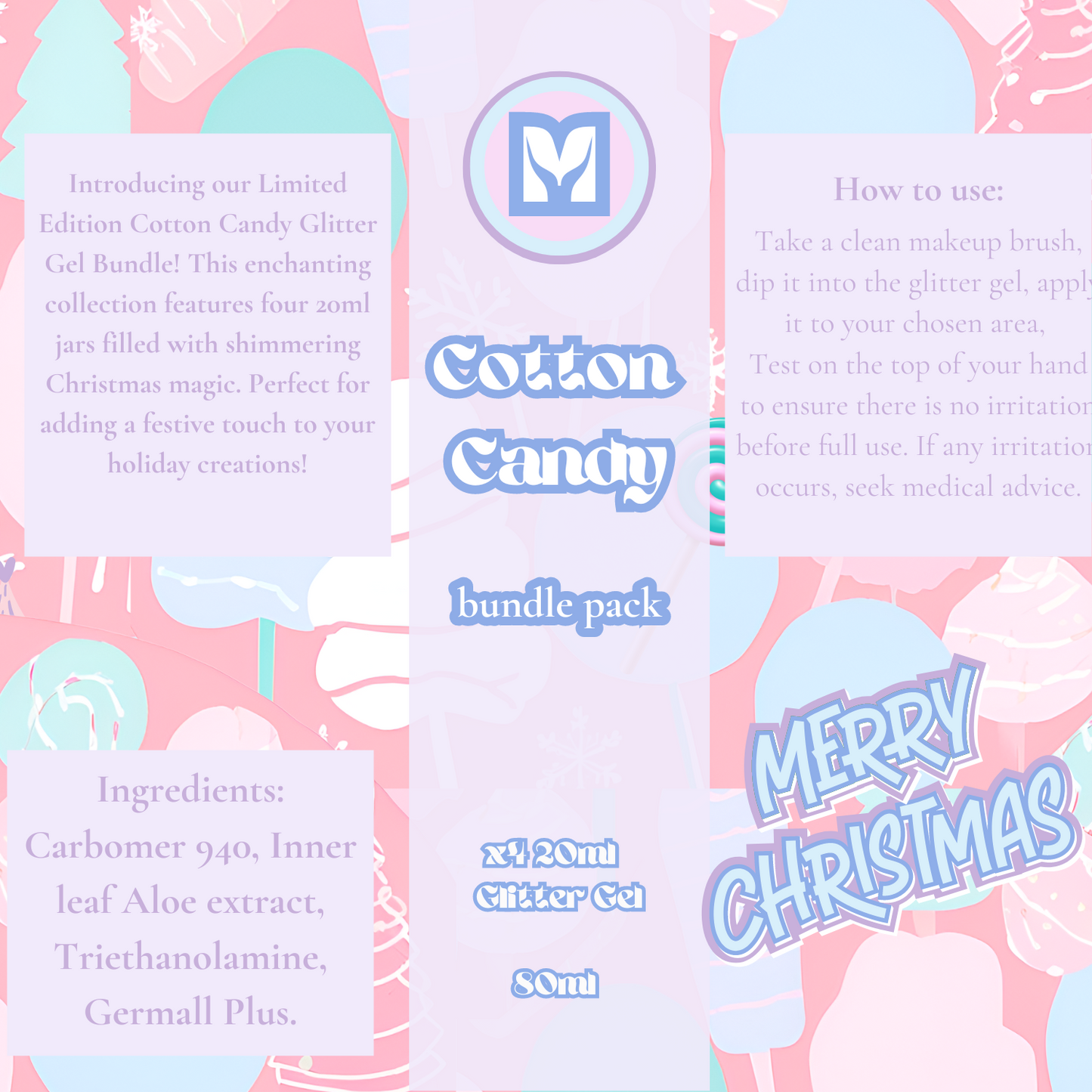 Christmas Cotton Candy